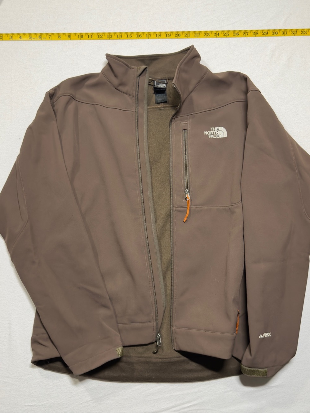 The North Face Men's Brown Softshell Performance Jacket